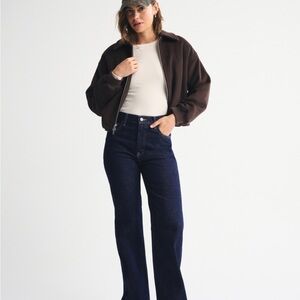 Abercrombie & Fitch Dark Blue Flare Jeans